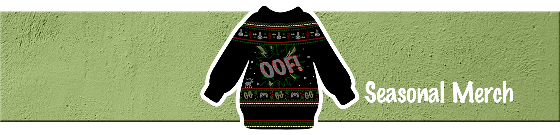 SuspectCelery Seasonal Ugly Christmas Sweater Sticker Promo